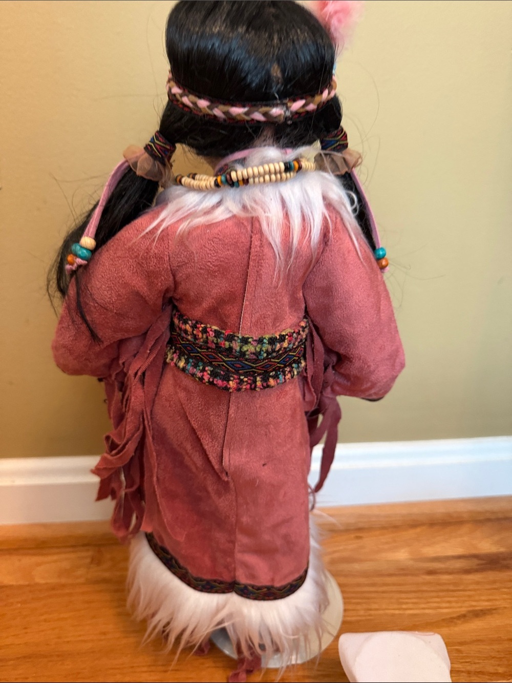 Vintage Handcrafted Native-Style Doll - Picture 3 of 3